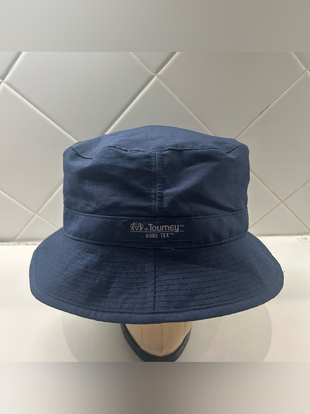 Tourney Gore-Tex Bucket Hat Blue Adult OSFA Waterproof Golf Fishing USA Made